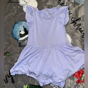 Kyte Baby Lilac Bodysuit Twirl Dress